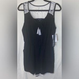 Black and white Romper